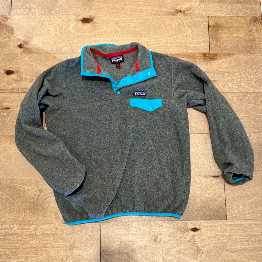 Patagonia Synchilla - Gray and Teal